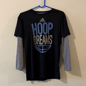 Adidas Black Crew Neck Shirt